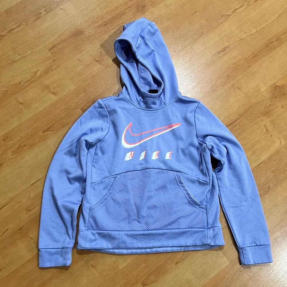 Nike Light Dri-Fit Large Girls Hoodie. Excellent condition.